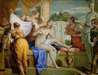 Bathseba beim Baden, ca. 1725